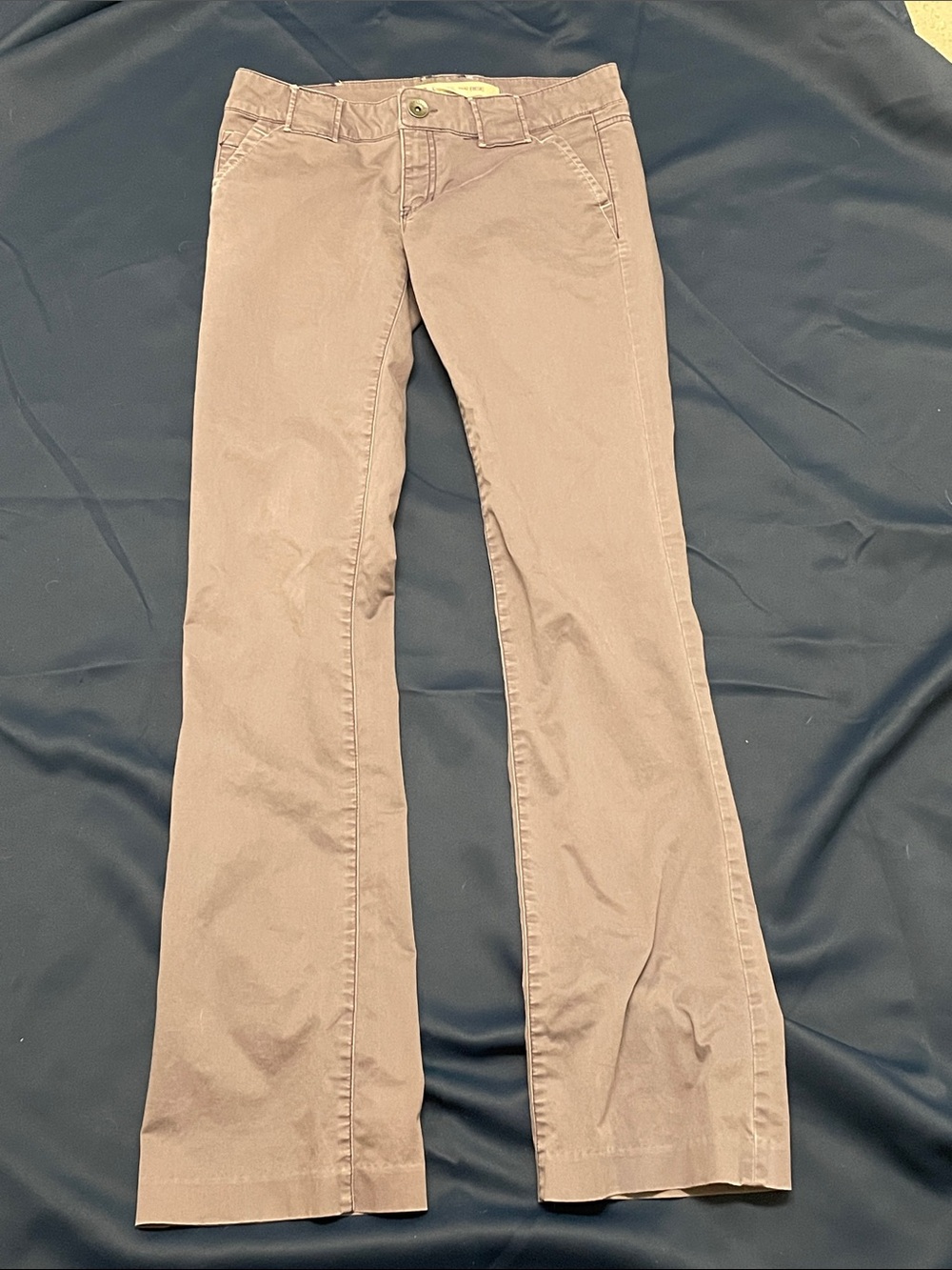6 Long Gap Ultra Low Rise Stretch purple pants